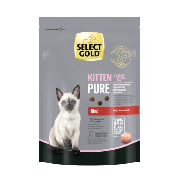 SELECT GOLD Pure Kitten Wołowina 300 g