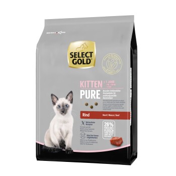 SELECT GOLD Pure Kitten Wołowina 2,5 kg
