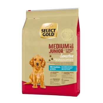 SELECT GOLD Sensitive Medium Junior Insekt 4 kg