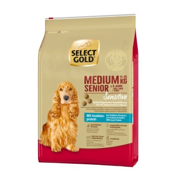 SELECT GOLD Sensitive Medium Senior Insekt 4 kg