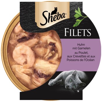 Sheba Filets Kurczak i krewetki 16x60 g