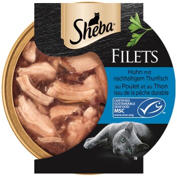Sheba Filets Tuńczyk i kurczak: 16x60 g