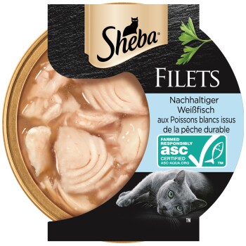 Sheba Filets Ryba biała 16x60 g