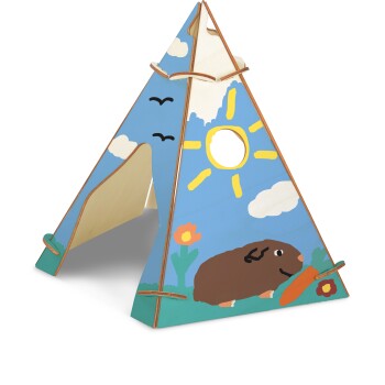 AniOne my pet & me Namiot dla gryzoni i innych małych zwierząt DIY Tipi Zelt