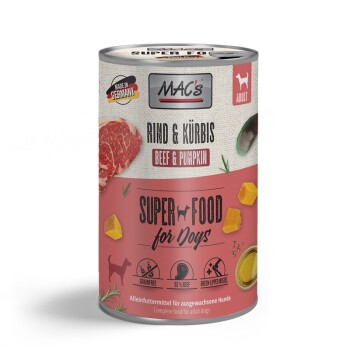MAC's Karma mokra dla psów Adult Wołowina i dynia 6x800 g