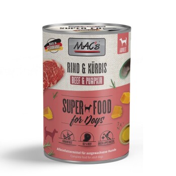 MAC's DOG Wołowina i dynia 6x400 g