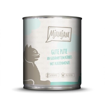 MjAMjAM mokra karma dla kota dorosłego 6x800 g Indyk i dynia