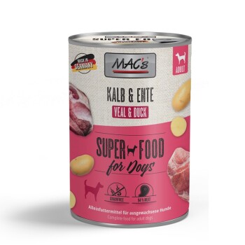 MAC's DOG Cielęcina i kaczka 6x400 g