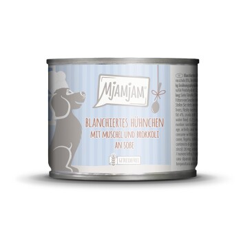 MjAMjAM z sosem, Kurczak z małżami i brokułami 6x185 g