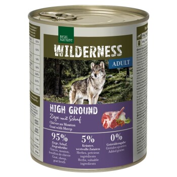 REAL NATURE WILDERNESS Adult Koza i owca 6x800 g