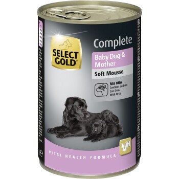 SELECT GOLD Baby Dog & Mother Soft Mousse 6x360 g