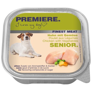 PREMIERE Finest Meat Senior Kurczak i warzywa 10x150 g