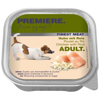 PREMIERE Finest Meat Adult Kurczak i ryż 10x150 g
