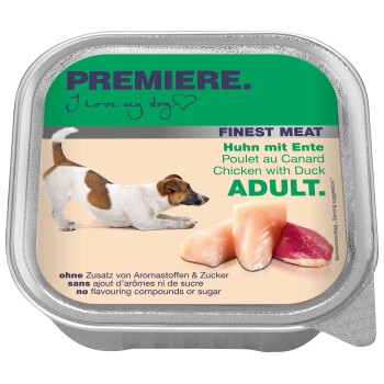 PREMIERE Finest Meat Adult Kurczak i kaczka 10x150 g