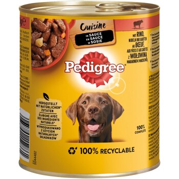 Pedigree Cuisine w sosie 12 x 800 g Wołowina