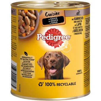 Pedigree Cuisine w sosie 12 x 800 g Królik
