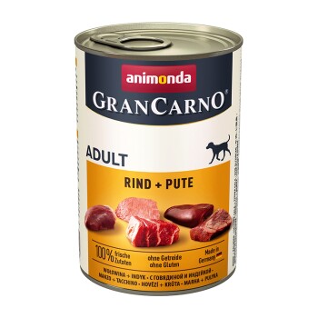 animonda GranCarno Original Adult Wołowina i indyk 24x400 g