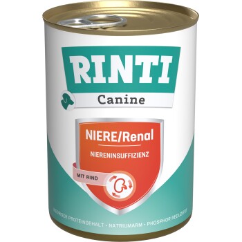 RINTI Canine Nerki/Dieta nerkowa Wołowina 12 x 400 g
