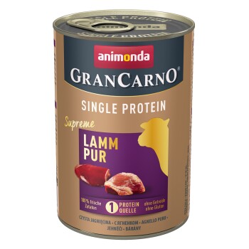 animonda GranCarno Adult Single Protein Czysta Jagnięcina 24x400 g