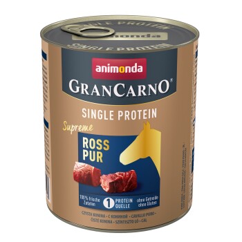 animonda GranCarno Single Protein Supreme Czysta konina 12x800 g