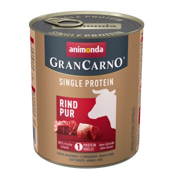 animonda GranCarno Adult Single Protein Woł. pur 24x800 g