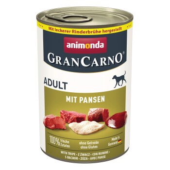 animonda GranCarno Original Adult Żwacze 12x400 g