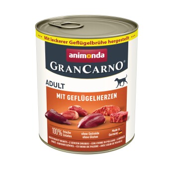 animonda GranCarno Original Adult Serca drobiowe 24x800 g