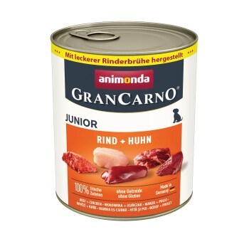 animonda GranCarno Original Junior Wołowina i kurczak 24x800 g