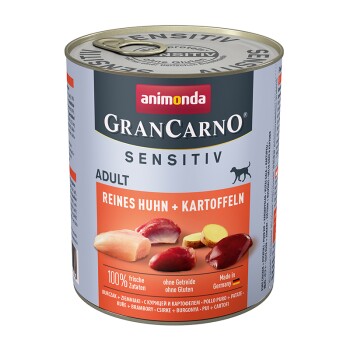 animonda GranCarno Adult Sensitiv Kurczak z ziemniakami 24x800 g