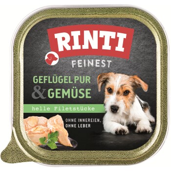 RINTI Feinest Adult Czysty drób z warzywami 44x150 g