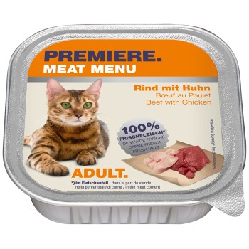 PREMIERE Meat Menu Adult Wołowina i kurczak 32x100 g