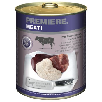 PREMIERE Meati Żwacze, serca i wątroba wołowa 12x800 g