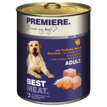 PREMIERE Best Meat Adult Indyk i warzywa 24x800 g