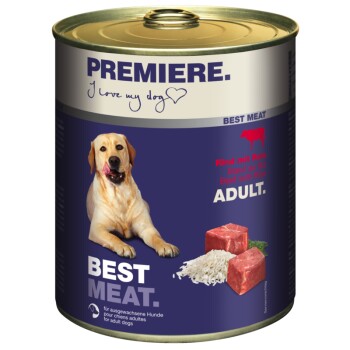 PREMIERE Best Meat Adult Wołowina i ryż 24x800 g