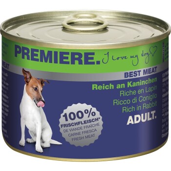 PREMIERE Best Meat Adult Królik 12x185 g