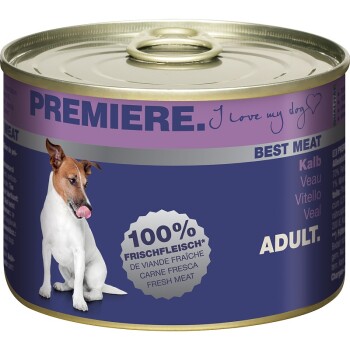 PREMIERE Best Meat Adult Cielęcina 24x185 g