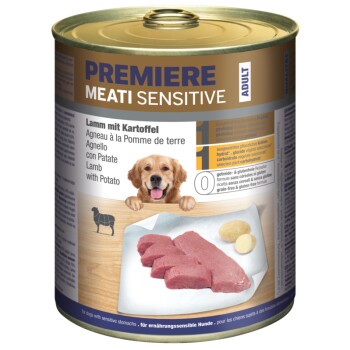 PREMIERE PREMIERA Meati Sensitive Jagnięcina i ziemniaki 24x800 g