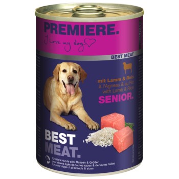 PREMIERE Best Meat Senior Jagnięcina i ryż 24x400 g