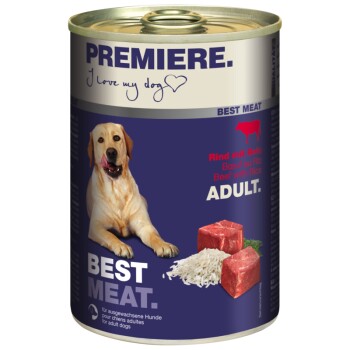 PREMIERE Best Meat Adult Wołowina i ryż 12x400 g