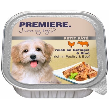PREMIERE Petit Pâté Drób i wołowina 22x150 g