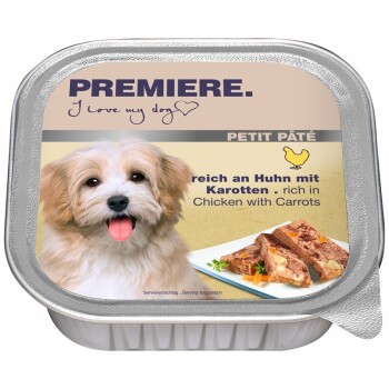 PREMIERE Petit Pâté Kurczak i marchewka 44x150 g