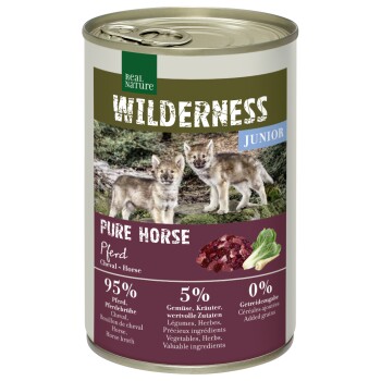 REAL NATURE WILDERNESS Junior Pure Horse — Konina 24x400 g