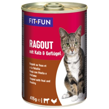 FIT+FUN Ragout Cielęcina i drób 48x415 g