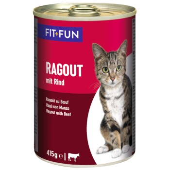 FIT+FUN Ragout Wołowina 24x415 g