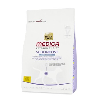 SELECT GOLD Medica Lekkostrawna karma o obniżonej zawartości tłuszczu Kurczak 2,5 kg