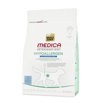 SELECT GOLD Medica Hypoallergen obniżona zawartość kalorii Łosoś 2,5 kg