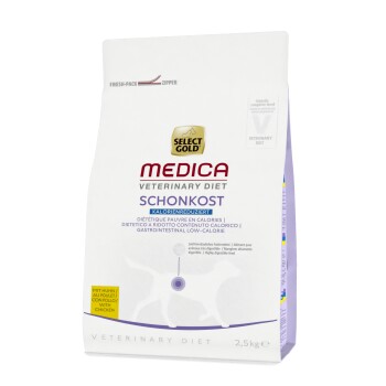 SELECT GOLD Medica Karma lekkostrawna o obniżonej zawartości kalorii z kurczakiem 2,5 kg