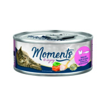 MOMENTS Adult Kurczak z łososiem i szpinakiem: 48x70 g