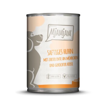 MjAMjAM Adult Kurczak z kaczką i marchewką 6x400 g