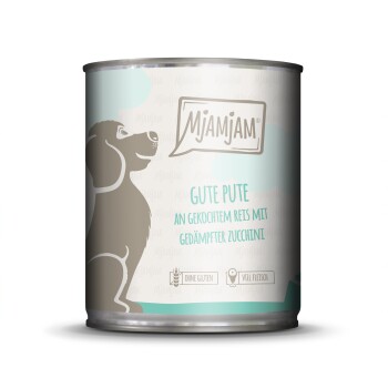 MjAMjAM 6x800 g Indyk na ryżu z cukinią 6x800 g